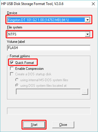 Cum se formatează o unitate flash USB în ntfs 1