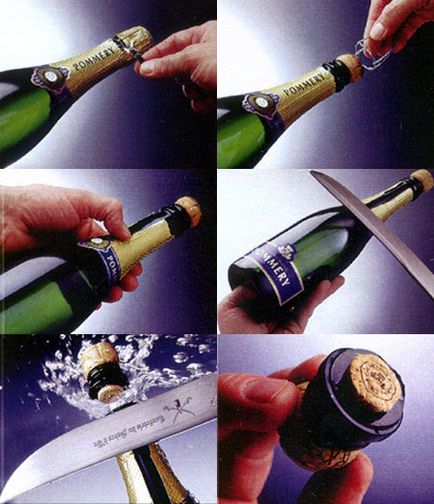 Як відкрити і налити шампанське
