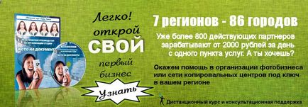 Как за стартиране на бизнес от нулата, като пример на откриването на фото студио - снимка бизнес - как да отворите бизнес