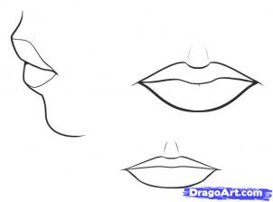 Cum să desenezi buzele