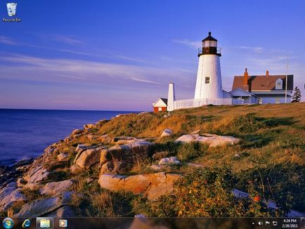 Hogyan készítsünk egy szép asztali windows (windows) Hogyan készítsünk egy szép asztali windows