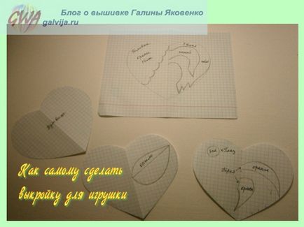 Cum să faci modele pentru coaserea unei jucării moi sau a unui decor de pom de Crăciun, un blog yakovenko galina