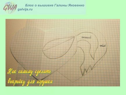 Cum să faci modele pentru coaserea unei jucării moi sau a unui decor de pom de Crăciun, un blog yakovenko galina