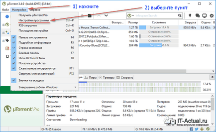 Cum se face un manual portabil torrent client utorrent - instrucțiuni