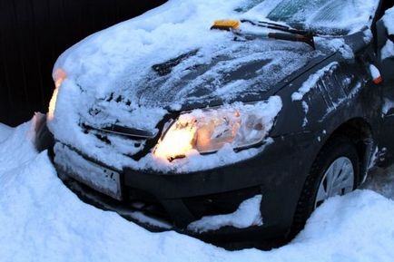 Cum de a face un defrostor fereastră auto (anti-gheață) cu mâinile tale în frig va veni la îndemână - dvs.