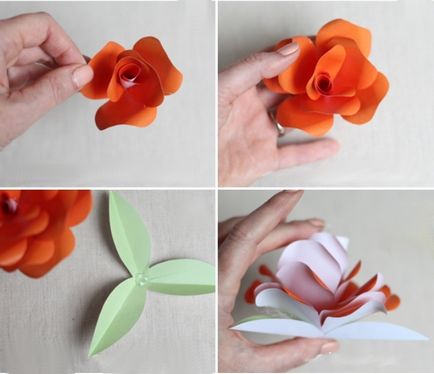 Cum se face un trandafir din hârtie