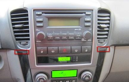 Eltávolítása a magnó a KIA Sorento teljes idejű, Rio, vetőmag, viaszos olaj, sporteydzh, spektrum (rádió) Eltávolítása a magnó a KIA Sorento teljes idejű, Rio, vetőmag, viaszos olaj, sporteydzh, spektrum