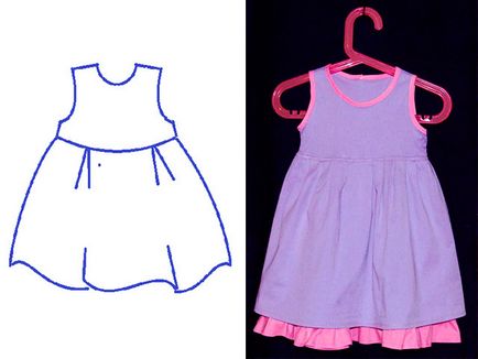 Hogyan varrni egy köpeny ruha saját kezűleg kezdőknek minták - hogyan kell varrni egy egyszerű nyári ruha