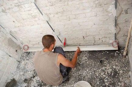 Cum se instalează balizele corect instalarea farurilor pe un perete pentru tencuieli - hd interior