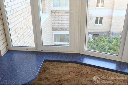 Hogyan kell telepíteni egy ablakpárkányra az erkélyen kezével - a létesítmény a párkány