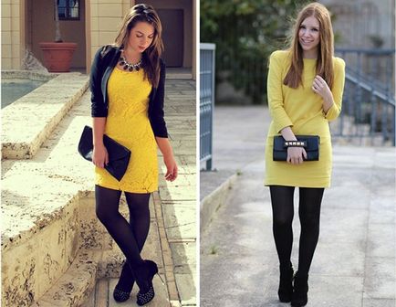 Як вибрати і з чим носити жовту сукню фото