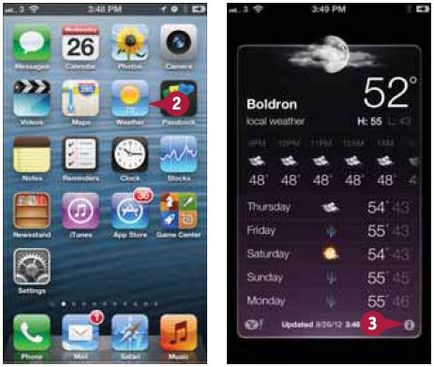 Як в iphone 5 налаштувати прогноз погоди - iphone - ipad
