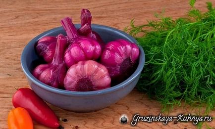 Hogyan savanyú fokhagyma grúz - Grúz konyha (fokhagyma) Hogyan savanyú fokhagyma grúz - Grúz konyha