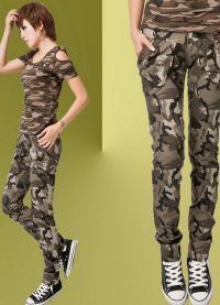 Camouflage pantaloni sport