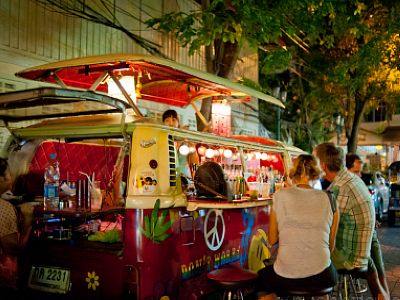 Khaosan Road, Bangkok fotografie, hartă, hoteluri și cumpărături