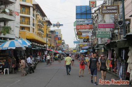 Șoseaua Khaosan din Bangkok