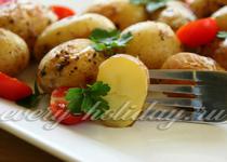 Картопля фарширований запечений в духовці рецепт з фото
