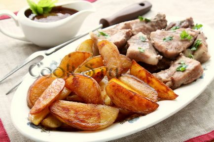 Cartofi din Selianski în cuptor (carne tocată) - rețetă pas cu pas cu fotografie, diverse