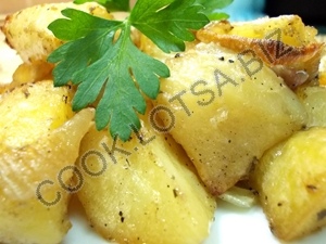 Cartofi prăjiți cu slănină - delicioasă rețetă pas cu pas cu fotografie