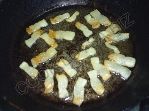 Sült burgonya szalonnával - ízletes házi lépés recept fotók (sült) Sült burgonya szalonnával - ízletes házi lépésre recept fotók