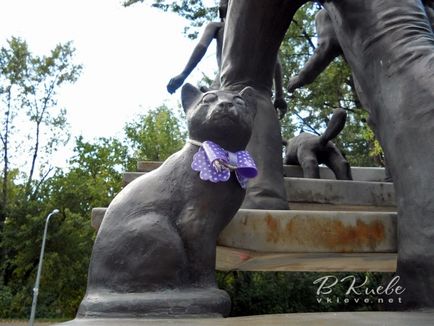 Monumentele de la Kiev pentru pisici și pisici