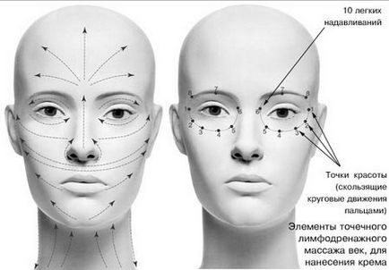 Masaj video clasic facial, tehnica, scheme