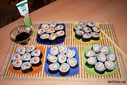 O rețetă clasică pentru prepararea sushi delicioase din pește roșu