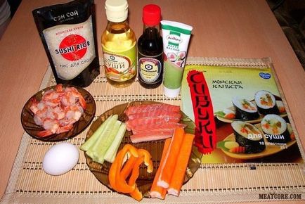 O rețetă clasică pentru prepararea sushi delicioase din pește roșu