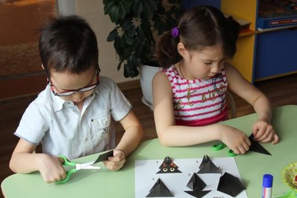 Rezumat al lucrării manuale (origami) 