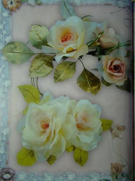 Gyönyörű virágok organza (blog) Gyönyörű virágok organza