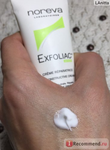 Крем для обличчя noreva exfoliac creme reparatrice - «кращий відновлює крем для проблемної