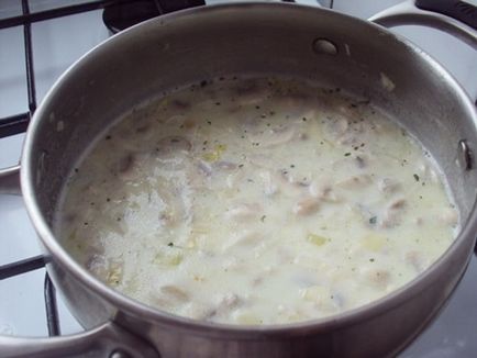 Крем-суп з шампіньйонів по-французьки