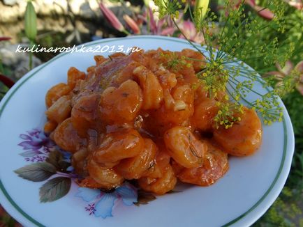 Креветки в томатному соусі з часником - готуємо смачно, красиво і по-домашньому!