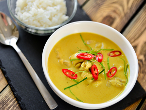 Thai pui cu curry galben