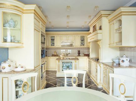 Кухня в стилі бароко (50 фото)