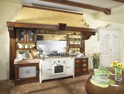 Кухня в стилі кантрі - 20 фото дизайну інтер'єрів