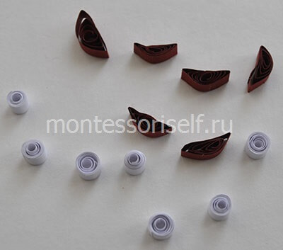 Quilling clasa maestru de zăpadă