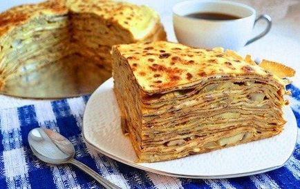 Lasagne cu ciuperci și pui cu sos de beamel, Ls