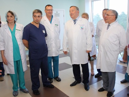 Clădirea medicală și diagnostic a dispensarului regional oncologic din Altai