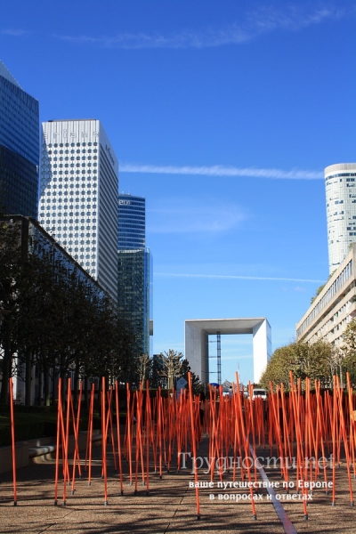 La Défense în cartierul Paris al zgârie-nori