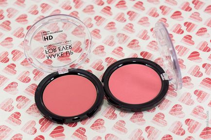 Make up for ever high definition blush # 210 і # 330 огляд, Свотч, макіяжі