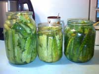 Маринування огірків на рвірованний салат з огірків, сіль і перець