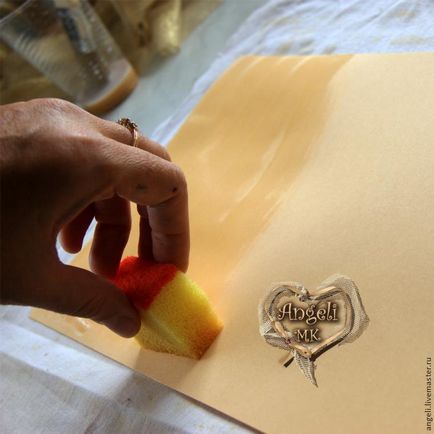Mester meghívott egy ünnep formájában egy régi scroll - Fair Masters - kézzel készített, kézzel készített