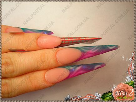 Майстер-клас з нарощування нігтів Сивогривова оксана - декор френч, форма - модерн