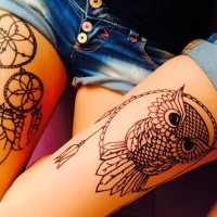 Mehendi pe picioarele valorii modelelor, cum să atragă și cât de mult să păstreze desenul henna (foto și video)