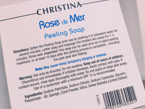 Мильна пілінг christina peeling soap - rose de mer - (відгук) ~ roof talks