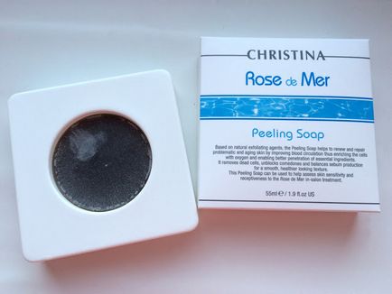 Мильна пілінг christina peeling soap - rose de mer - (відгук) ~ roof talks