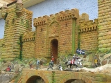 Моделі середньовічних замків у дворі