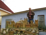 Modele de castele medievale în curte