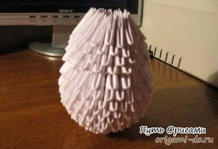 Moduláris origami - Boletus edulis - path origami